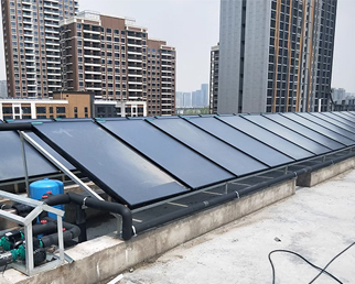 Solar panel collector