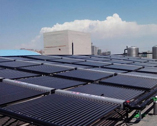 Solar panel collector